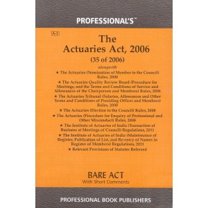 Professional's The Actuaries Act, 2006 Bare Act